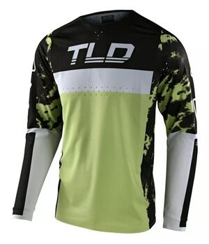 Troy Lee Designs SE Pro Jersey Dyeno - Glo Green Mens Size Large